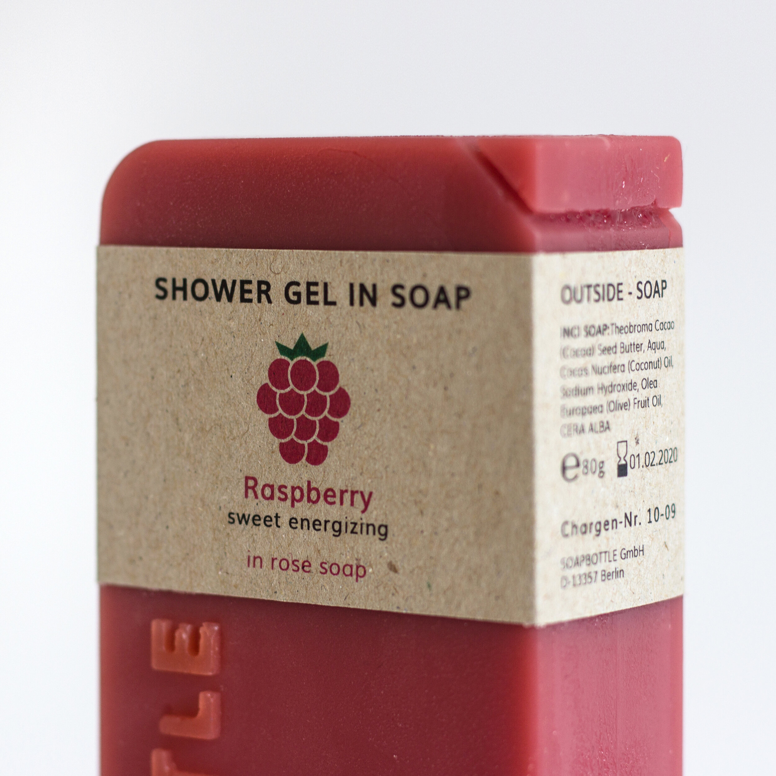 SOAPBOTTLE with recycable label